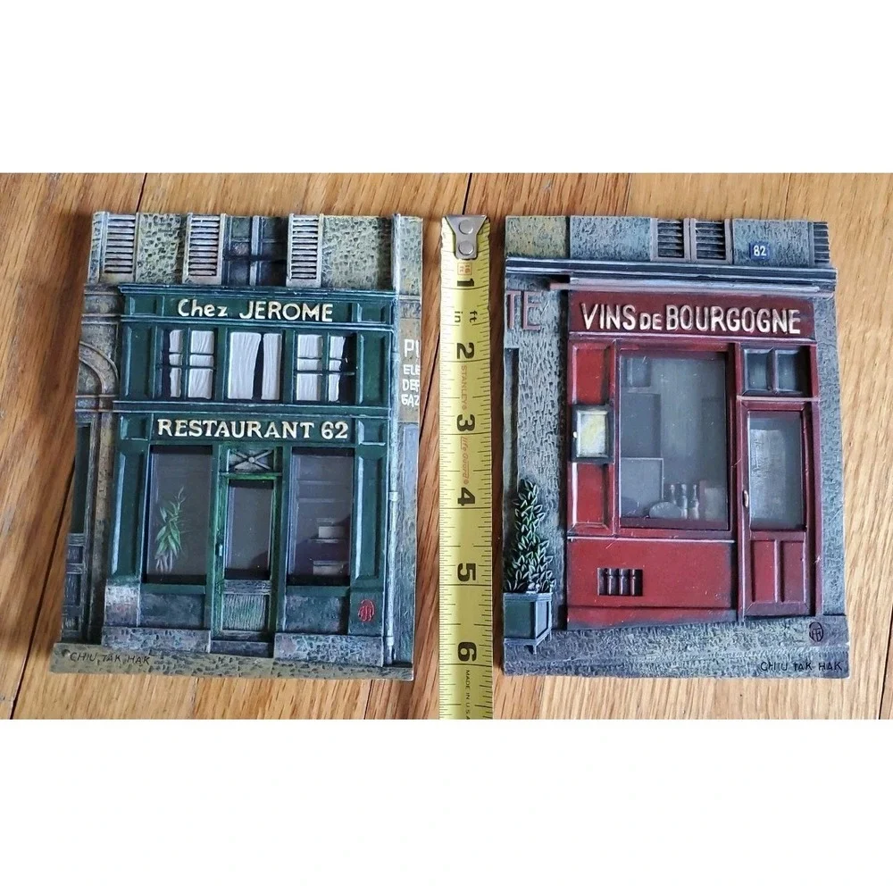 3D Wall Plaque Vins de Bourgogne Chez Jerome France French Chiu Tak Hak